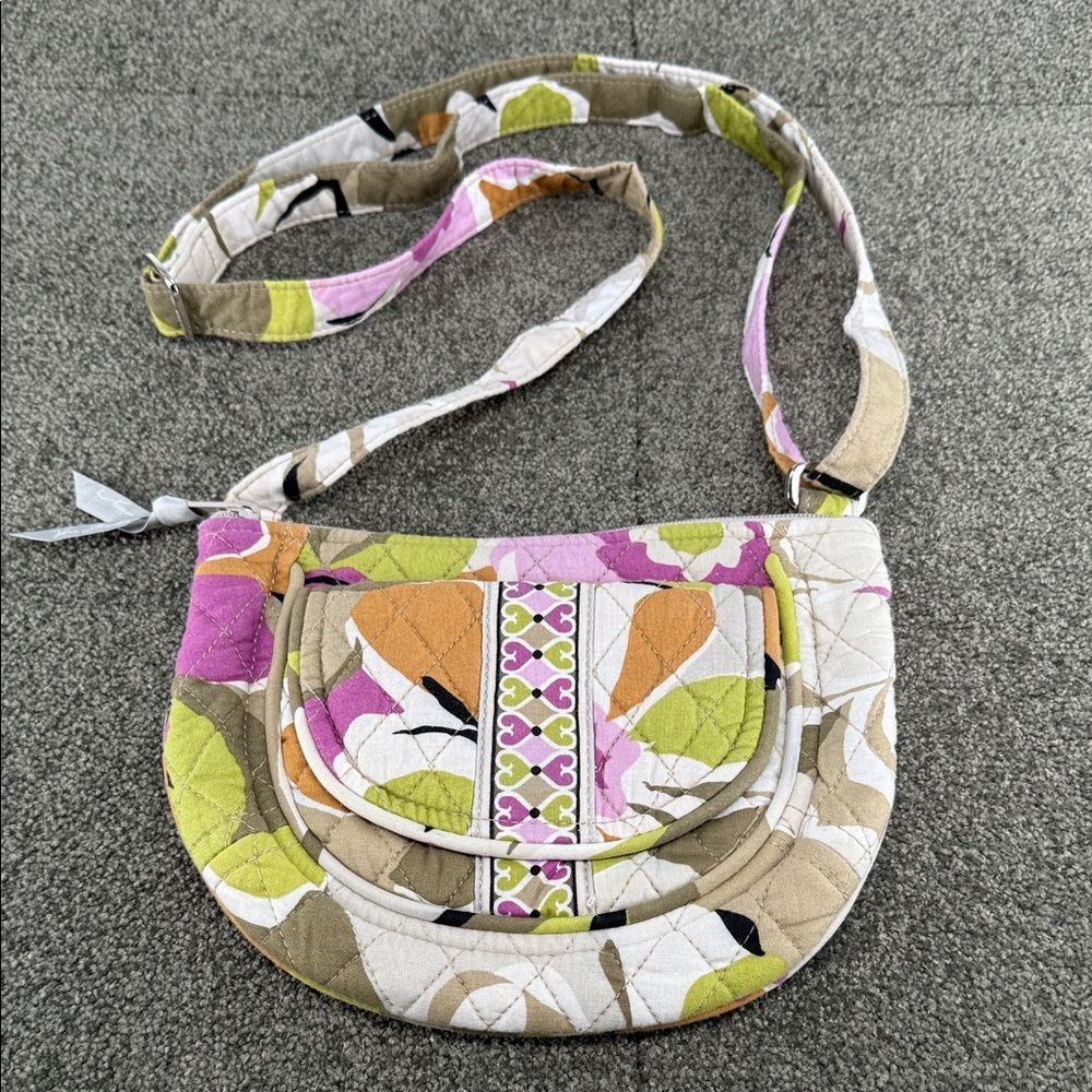 Vera Bradley Bag Wm Lizzy Crossbody Portobello Road Floral Quilted Retired